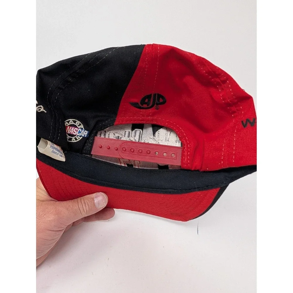 Vintage Darrell Waltrip Western Auto Hat Cap Snap Back Mens One Size Red NASCAR